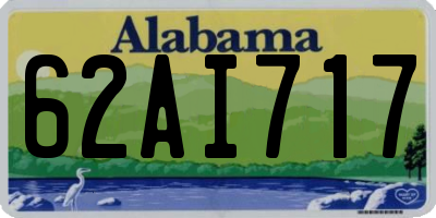AL license plate 62AI717