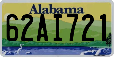 AL license plate 62AI721
