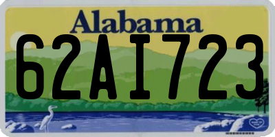 AL license plate 62AI723