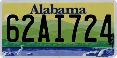 AL license plate 62AI724