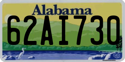 AL license plate 62AI730