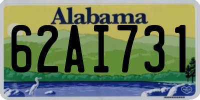 AL license plate 62AI731