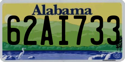 AL license plate 62AI733