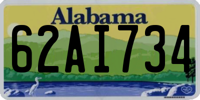AL license plate 62AI734