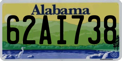 AL license plate 62AI738