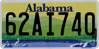 AL license plate 62AI740
