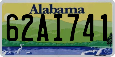 AL license plate 62AI741