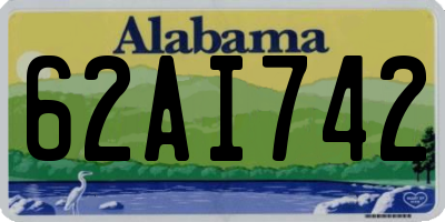 AL license plate 62AI742