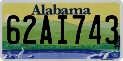 AL license plate 62AI743