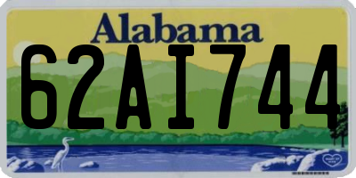 AL license plate 62AI744