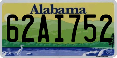 AL license plate 62AI752