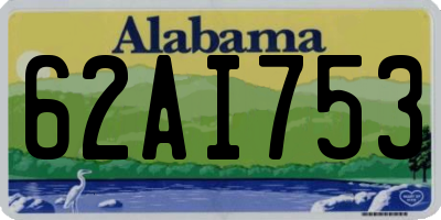 AL license plate 62AI753
