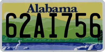 AL license plate 62AI756