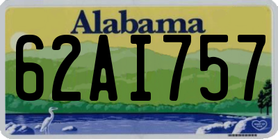AL license plate 62AI757