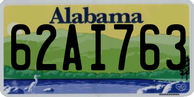 AL license plate 62AI763