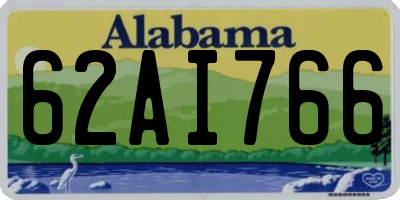AL license plate 62AI766