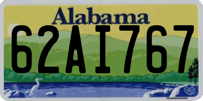 AL license plate 62AI767