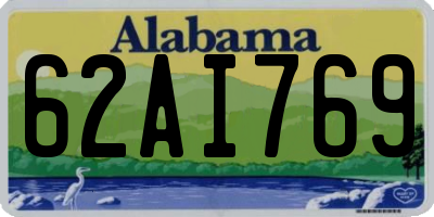 AL license plate 62AI769