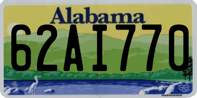 AL license plate 62AI770