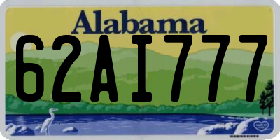 AL license plate 62AI777