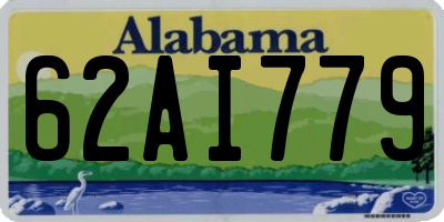 AL license plate 62AI779