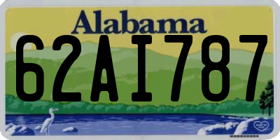 AL license plate 62AI787