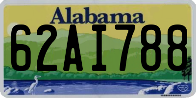 AL license plate 62AI788