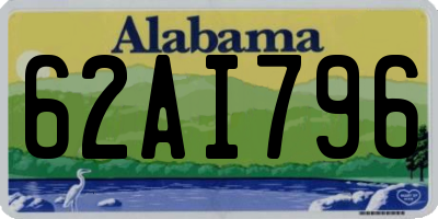 AL license plate 62AI796