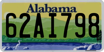 AL license plate 62AI798