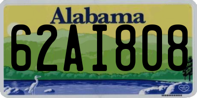 AL license plate 62AI808