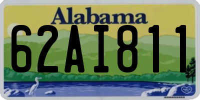 AL license plate 62AI811