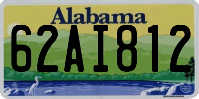 AL license plate 62AI812