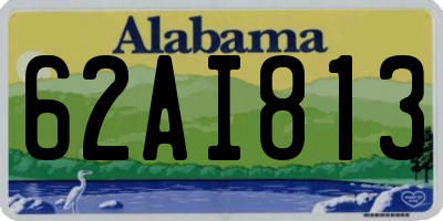 AL license plate 62AI813