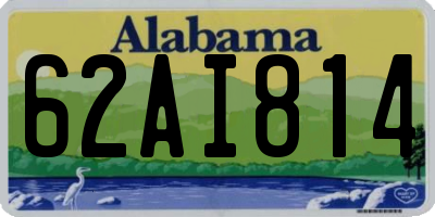AL license plate 62AI814