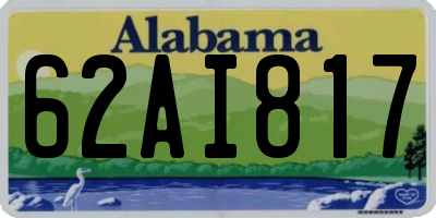 AL license plate 62AI817