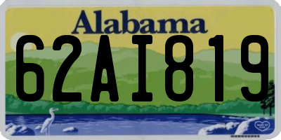 AL license plate 62AI819