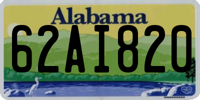 AL license plate 62AI820