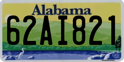 AL license plate 62AI821