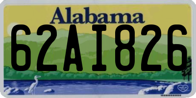 AL license plate 62AI826