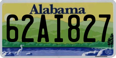 AL license plate 62AI827