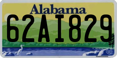AL license plate 62AI829