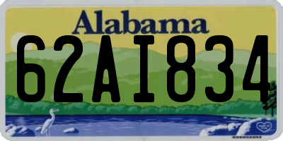 AL license plate 62AI834