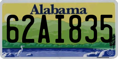 AL license plate 62AI835