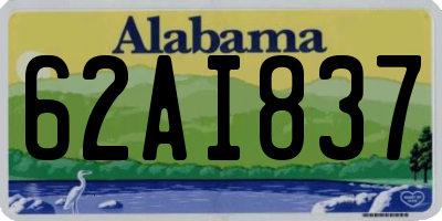 AL license plate 62AI837