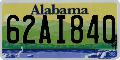 AL license plate 62AI840