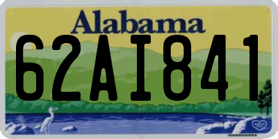 AL license plate 62AI841