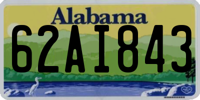 AL license plate 62AI843