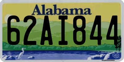 AL license plate 62AI844
