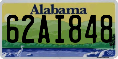 AL license plate 62AI848
