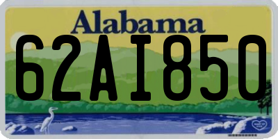 AL license plate 62AI850